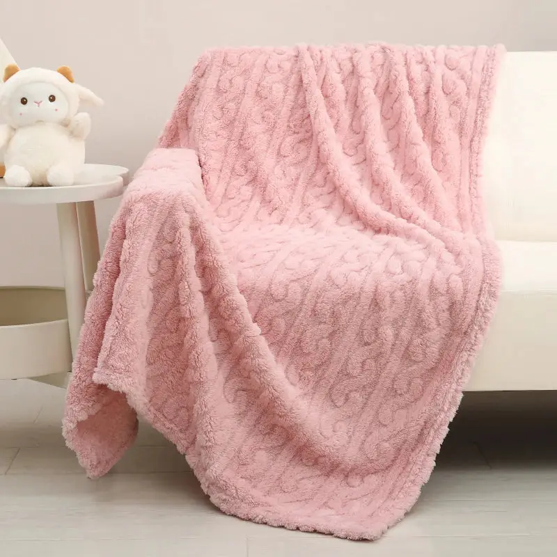 Couverture Bebe Rose Poudré