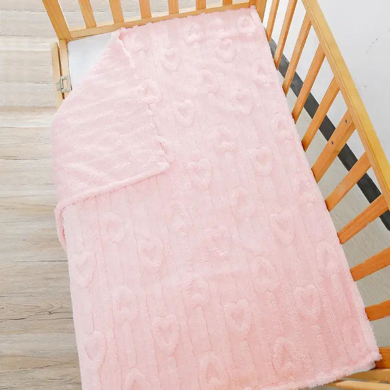 Couverture Rose Bébé