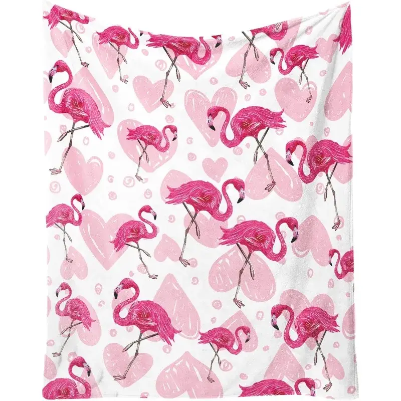 Couverture Flamant Rose