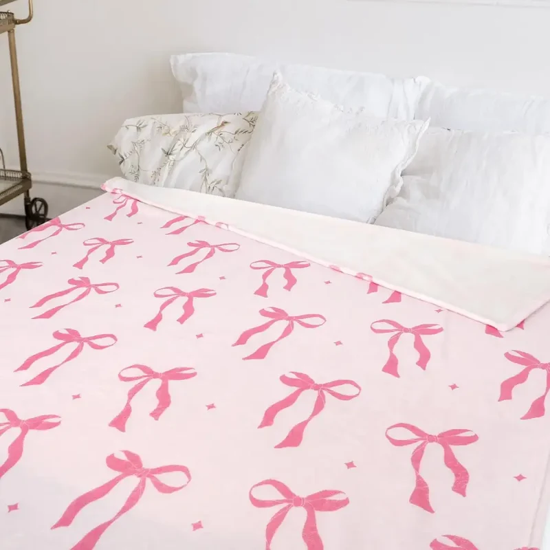 Couverture Douce Rose