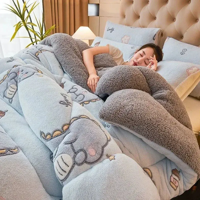 Couverture Double Face Polaire et Sherpa