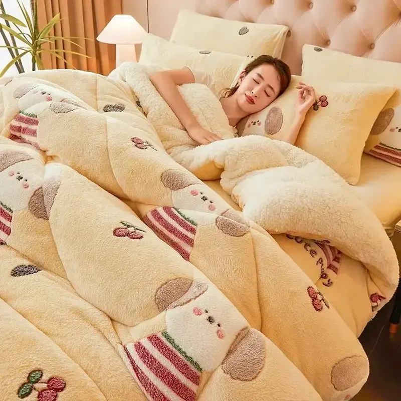 Couverture Double Face Polaire et Sherpa