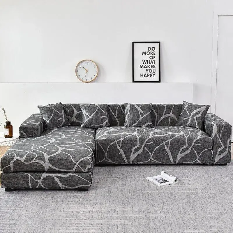 Motif Salsola - Housse de Canapé d’Angle Extensible
