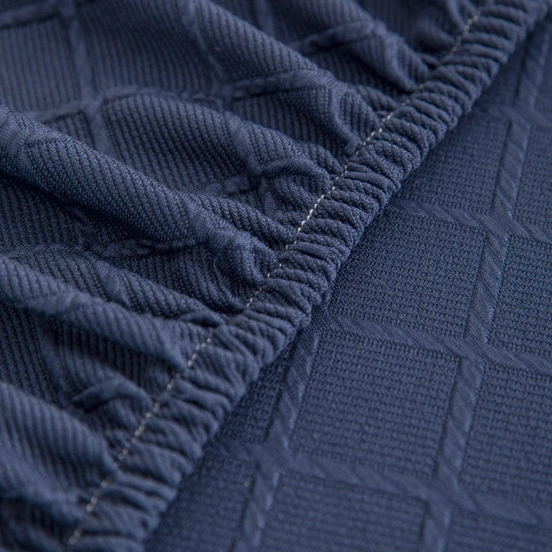 Housse Pour Coussin d'Assise de Canapé Bleu Marine