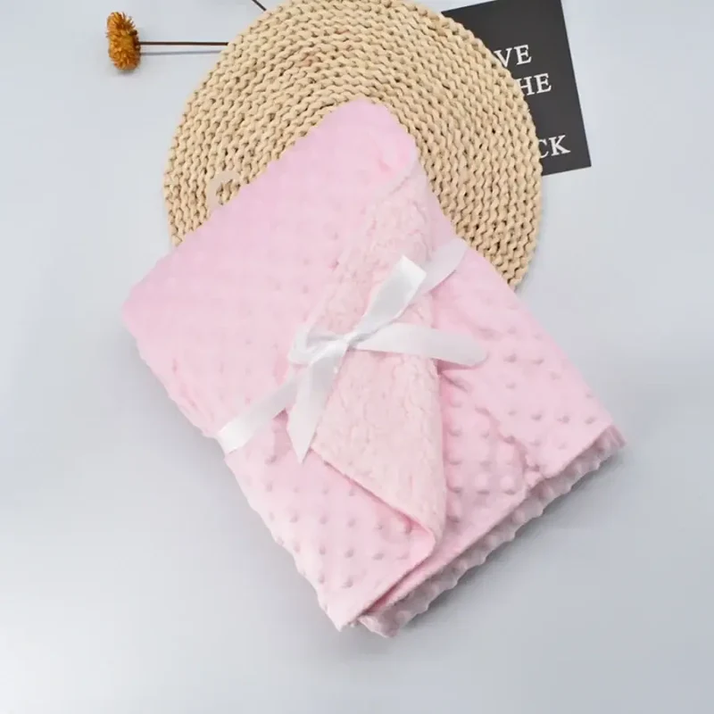 Couverture Bébé Rose