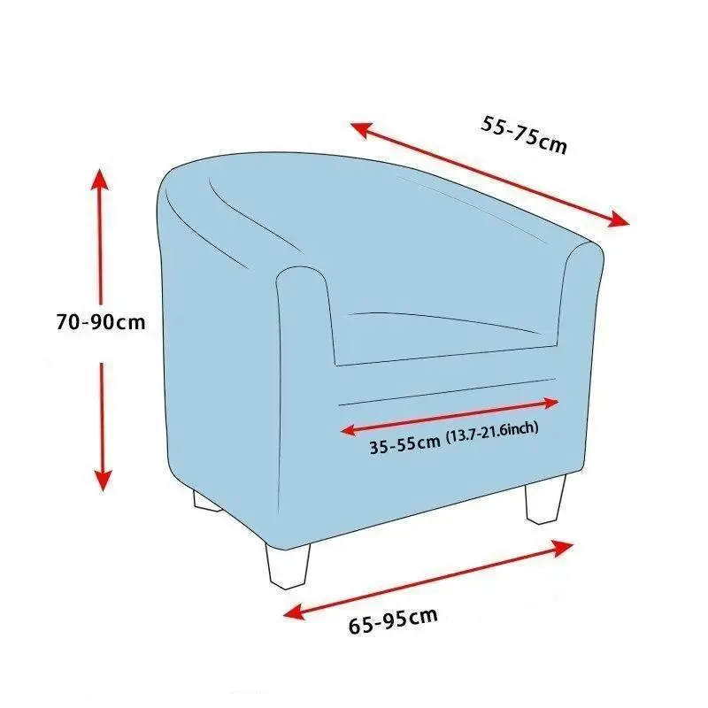 Housse Vaccaria Extensibles Pour Fauteuil Club