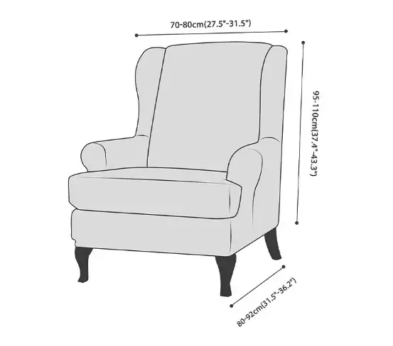 Housse De Fauteuil Inclinable - Vert Extensible
