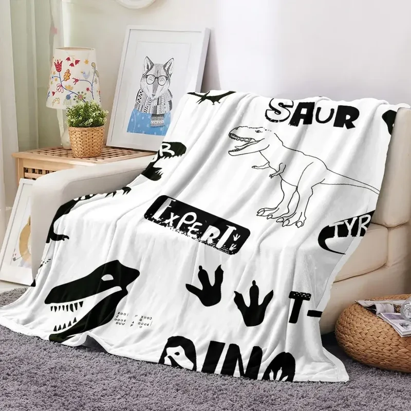 Couverture Polaire Dinosaure