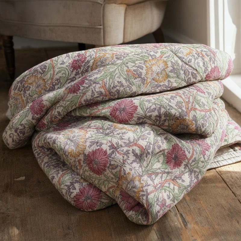 Plaid, Quilt Ethnic - Flora violet