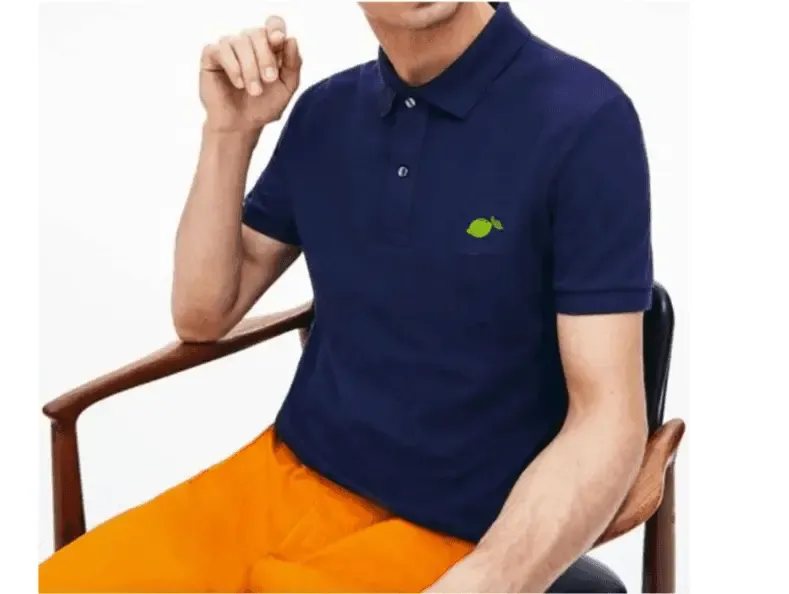 Polos Homme Manche Courte Coton 100% Bio - Lemon Inside®
