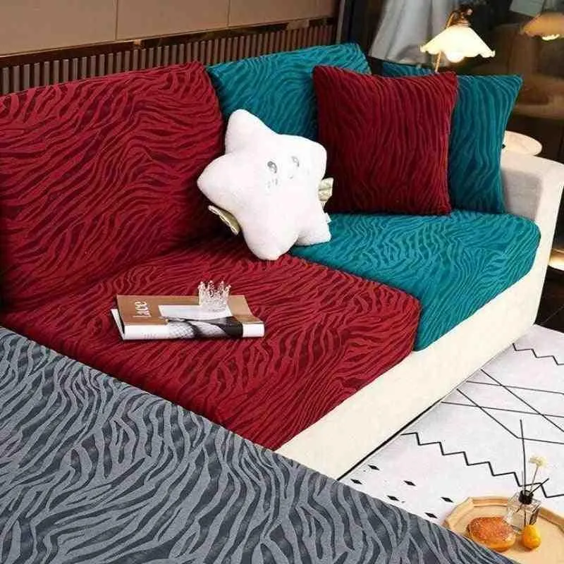 Housses de Coussin Assise & Dossier - Zébrée Velours