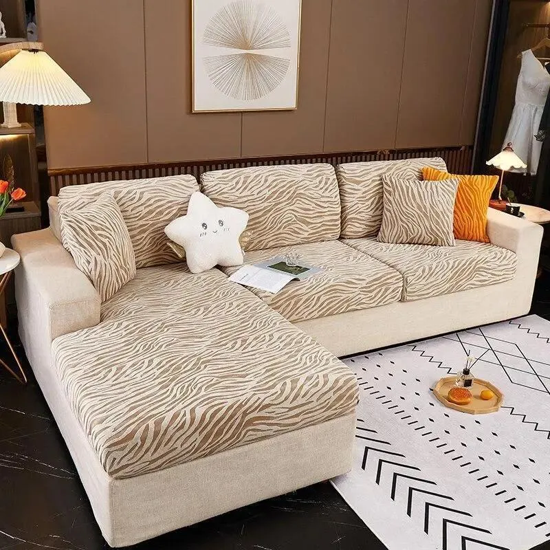 Housses de Coussin Assise & Dossier - Zébrée Velours
