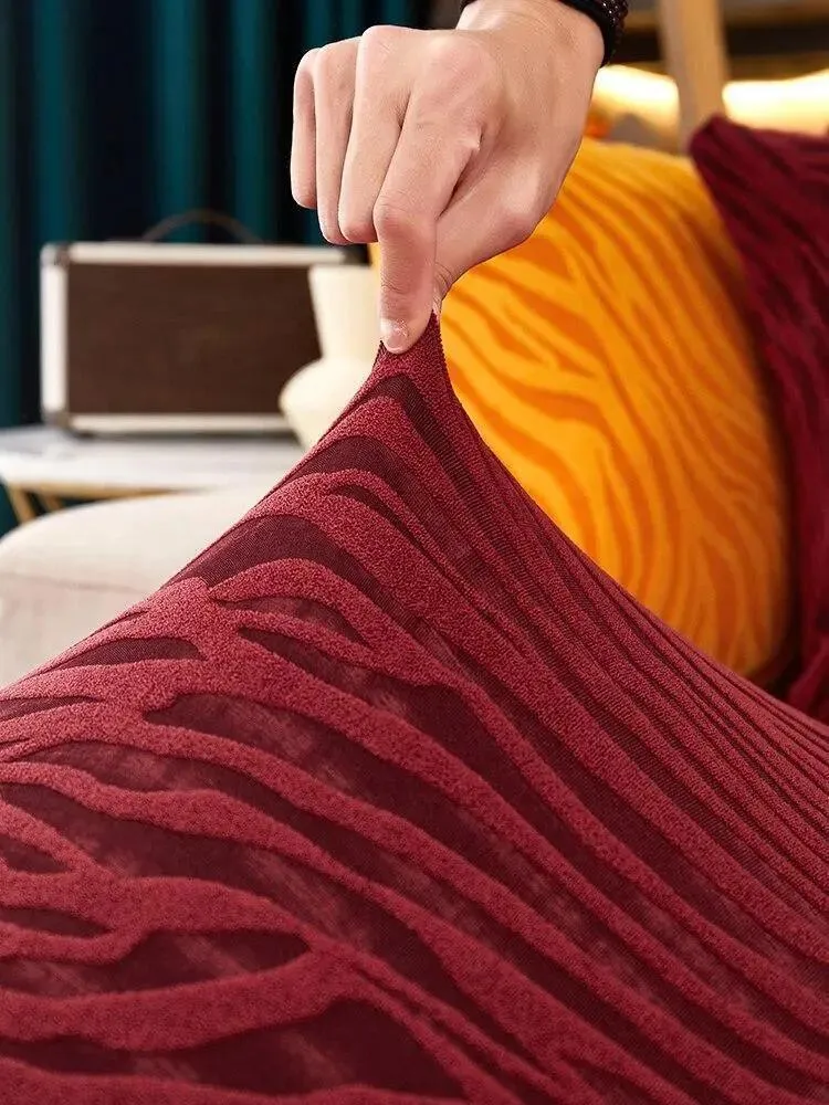 Housses de Coussin Assise & Dossier - Zébrée Velours