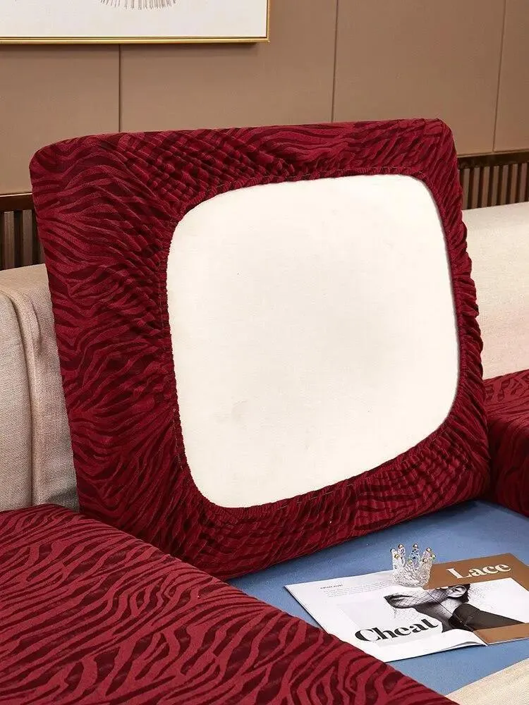 Housses de Coussin Assise & Dossier - Zébrée Velours