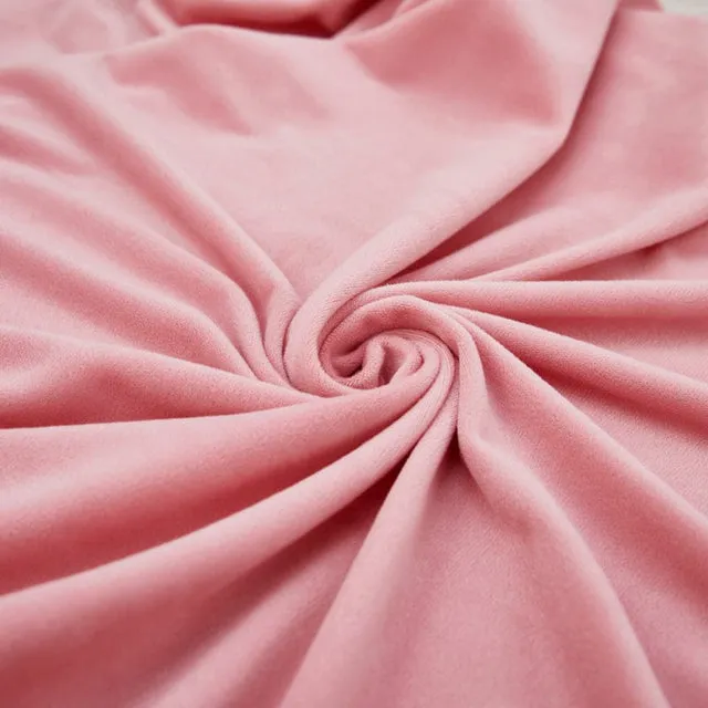 Housse Coussin D'assise & Dossier - Velours Rose