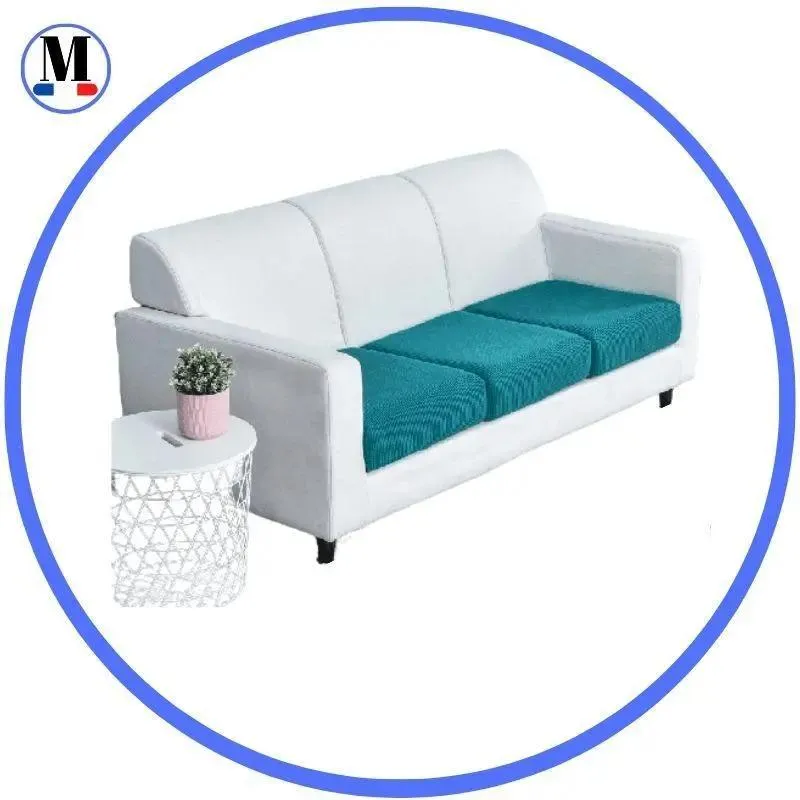 Housse Coussin D'assise & Dossier - Bleu Canard