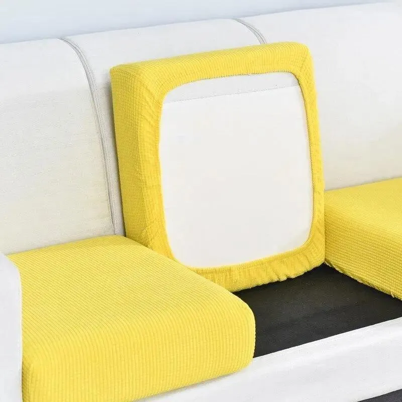 Housse de Coussin D'assise & Dossier - Jaune