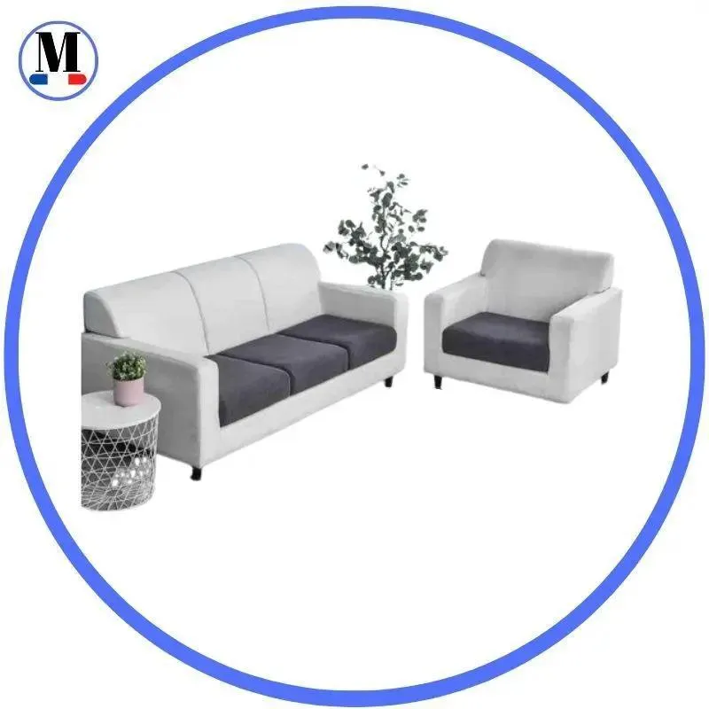 Housse Coussin D'assise & Dossier - Foncé Gris