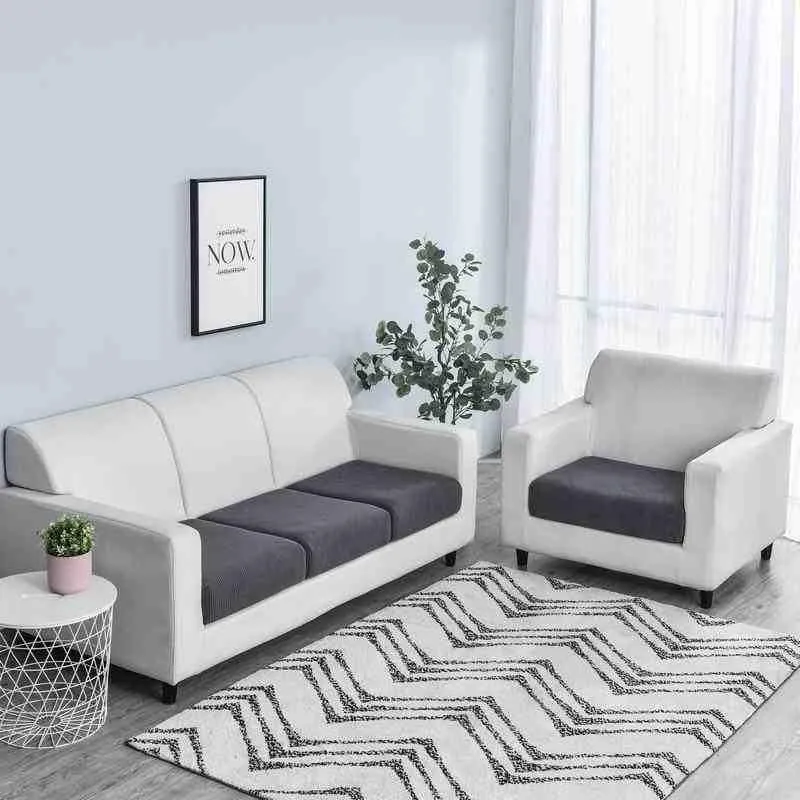Housse Coussin D'assise & Dossier - Foncé Gris