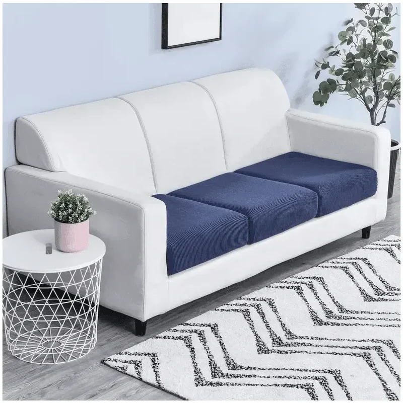 Housse de Coussin D'assise & Dossier - Bleu Marine