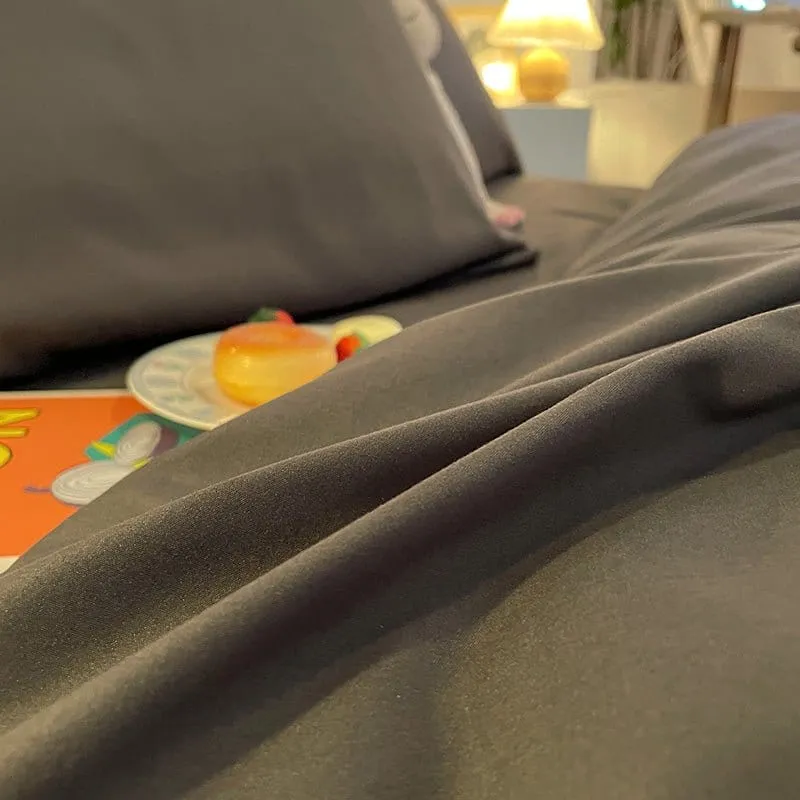 Gris foncé - Draps housse de qualité supérieur