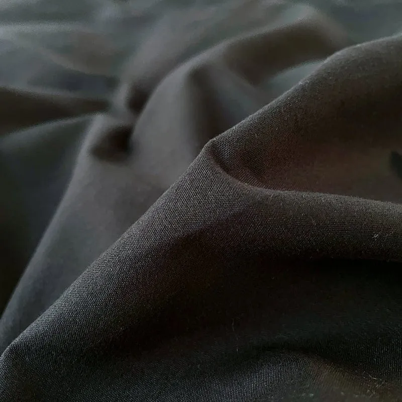 Noir - Draps housse de qualité supérieur