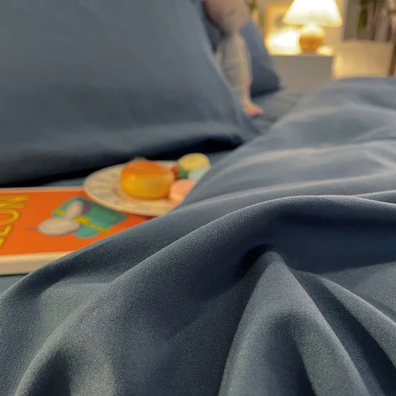 Bleu turquin - Draps housse de qualité supérieur