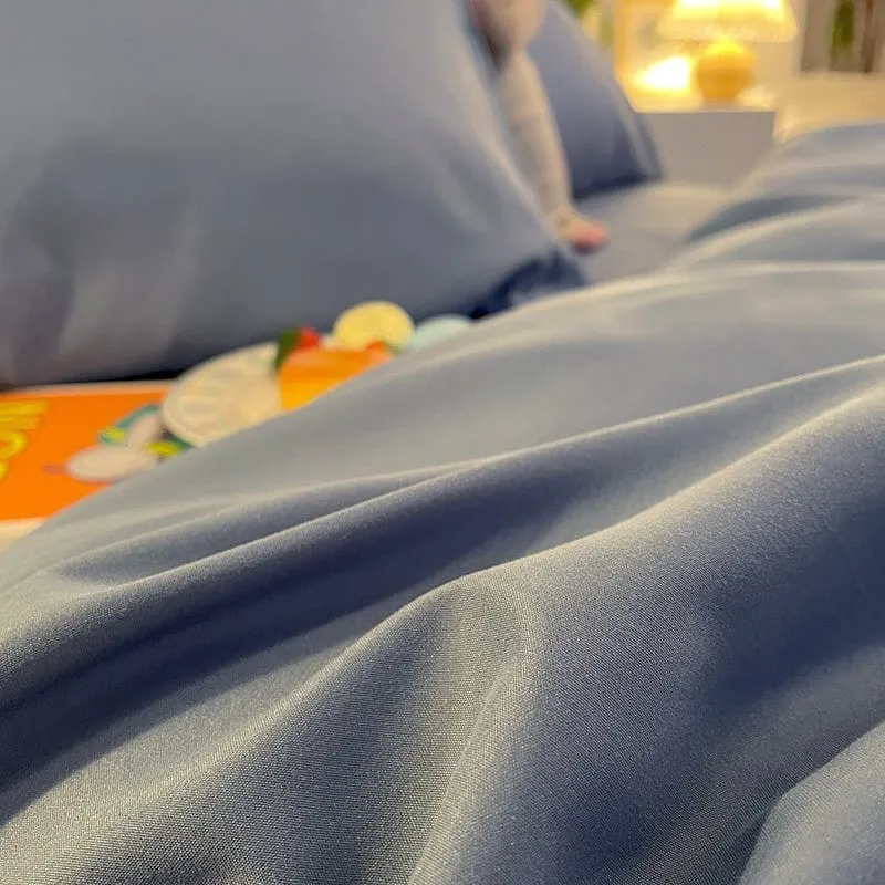Bleu charrette - Draps housse de qualité supérieur