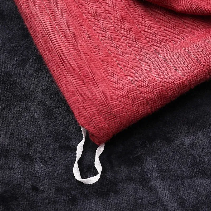 Rouge Velours - Drap housse / Housse de couette / Taies d'oreiller