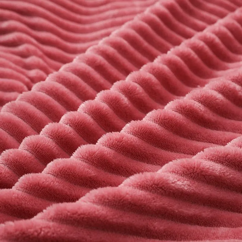 Rose Velours - Drap housse / Housse de couette / Taies d'oreiller