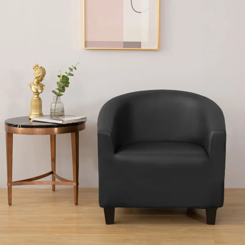 Housse de Fauteuil Cabriolet En Cuir PU Noir