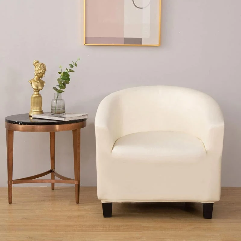 Housse de Fauteuil Cabriolet En Cuir PU Blanc