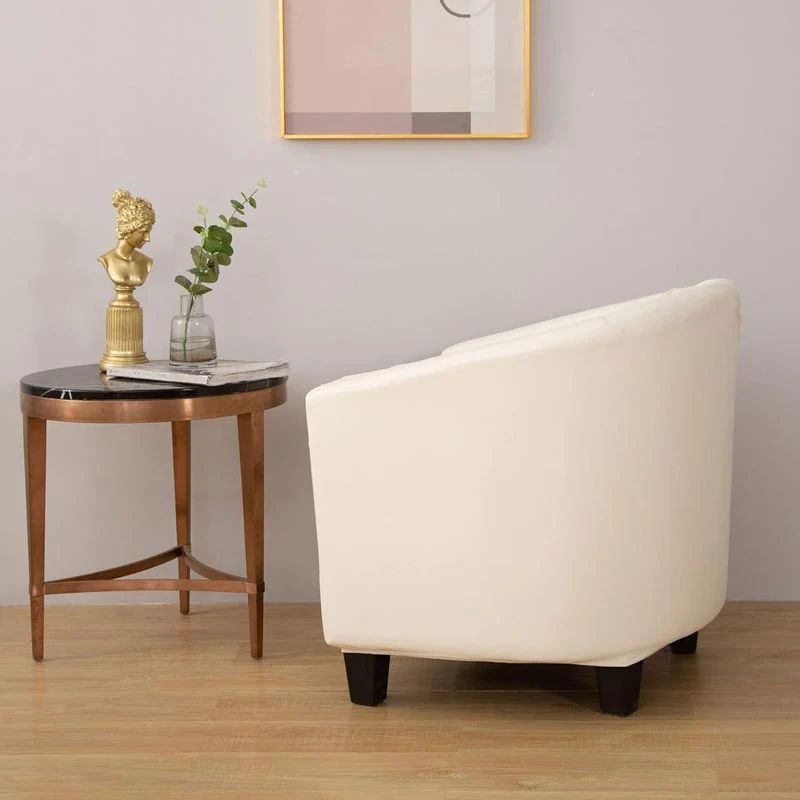 Housse de Fauteuil Cabriolet En Cuir PU Blanc