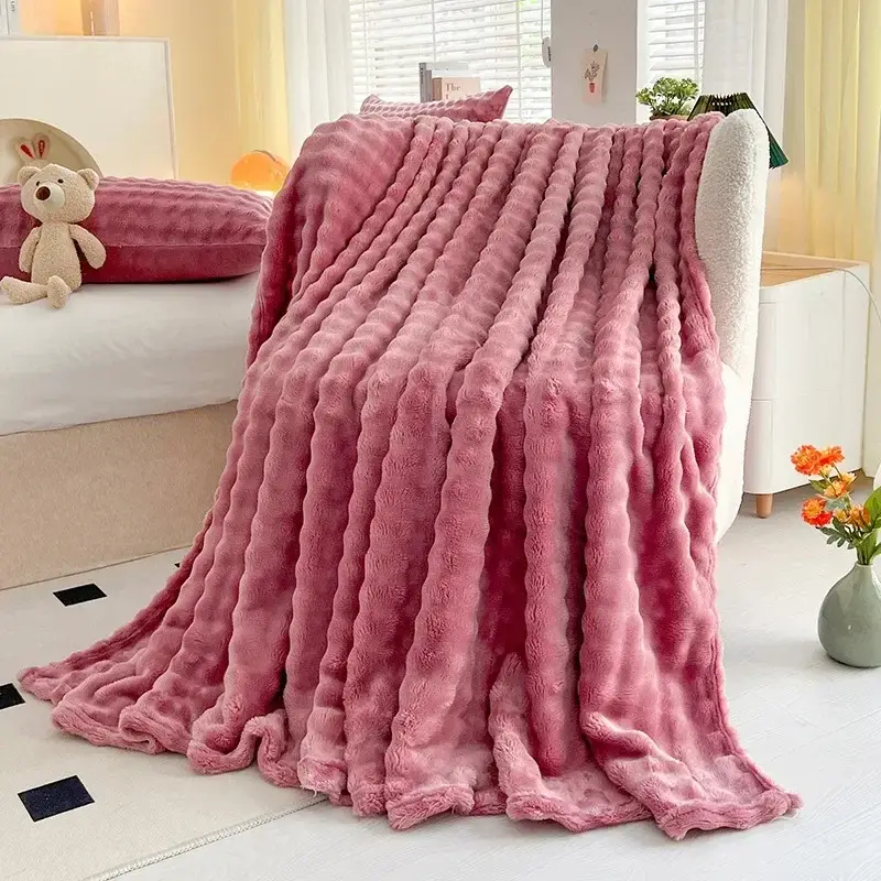 Couverture Fausse Fourrure