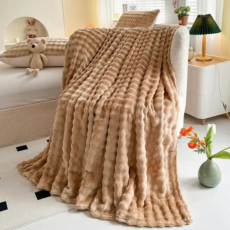 Couverture Fausse Fourrure