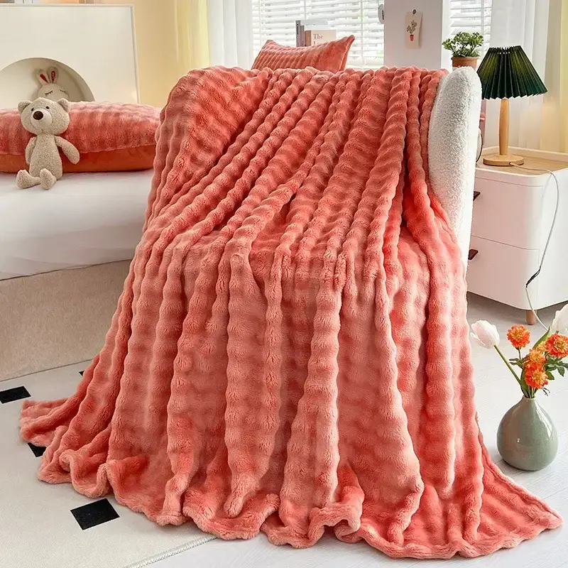 Couverture Fausse Fourrure