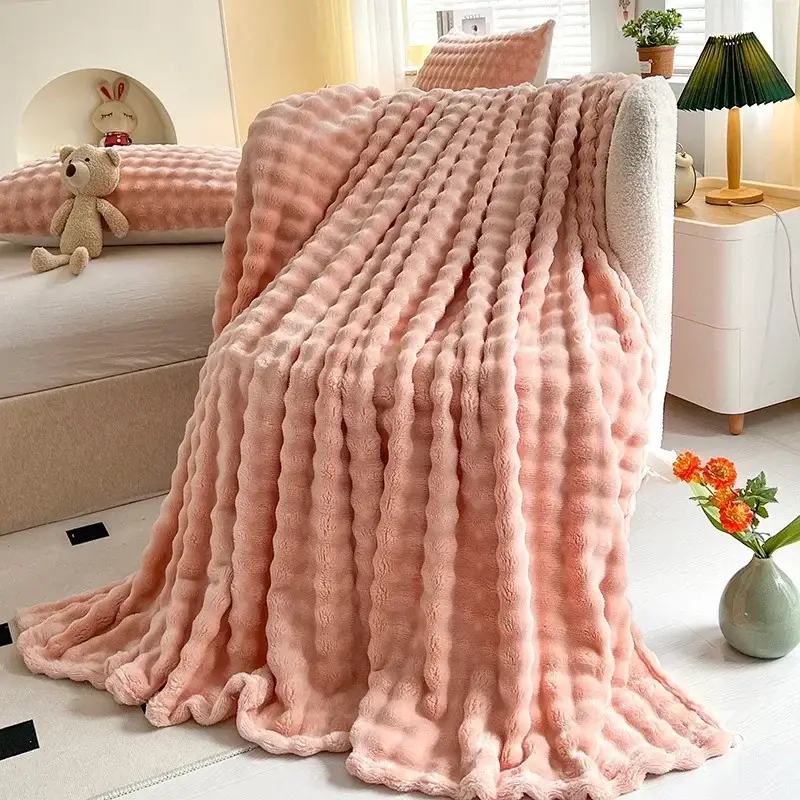 Couverture Fausse Fourrure