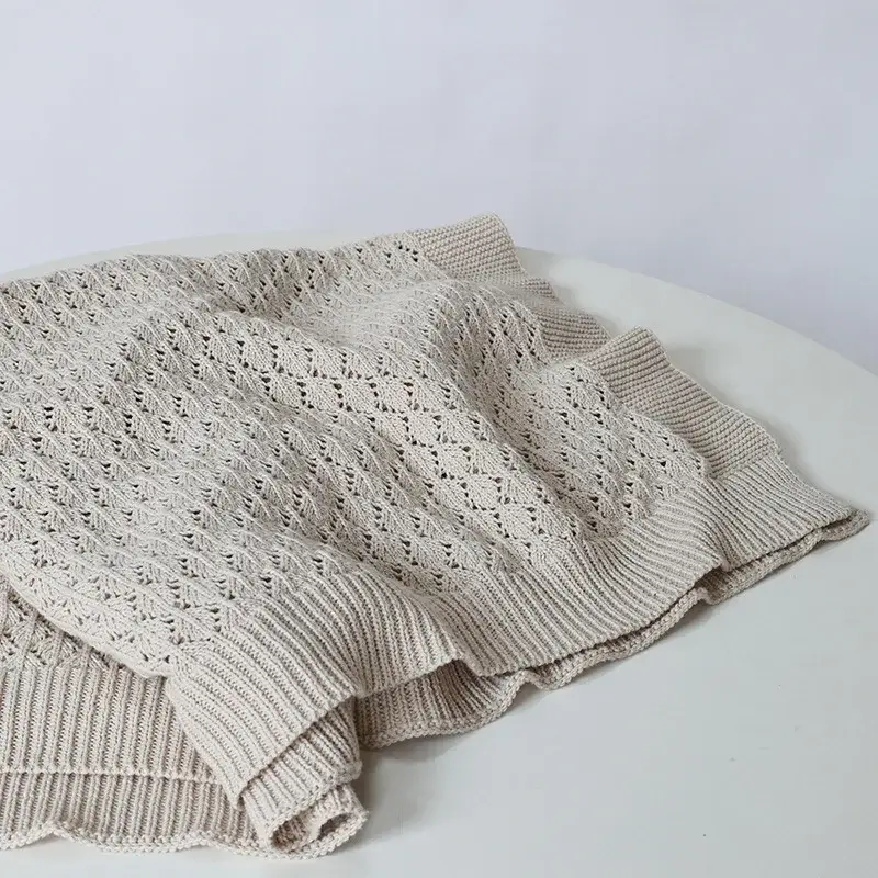 Couverture Bébé Beige