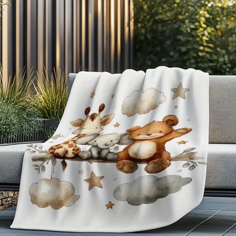 Couverture Motif Animaux