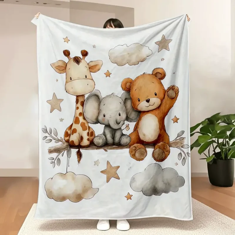 Couverture Motif Animaux