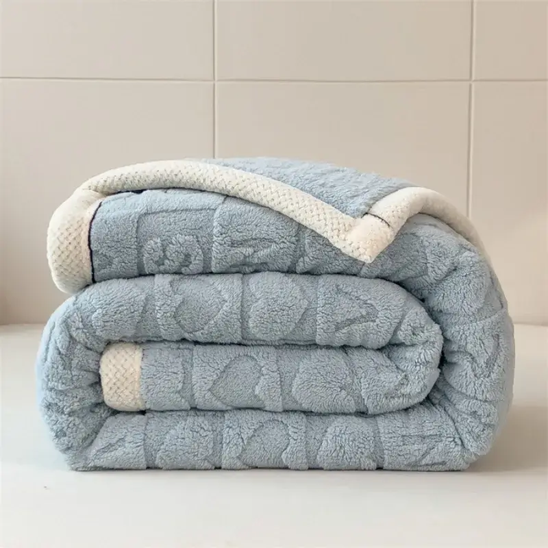 Couverture Polaire Bleu