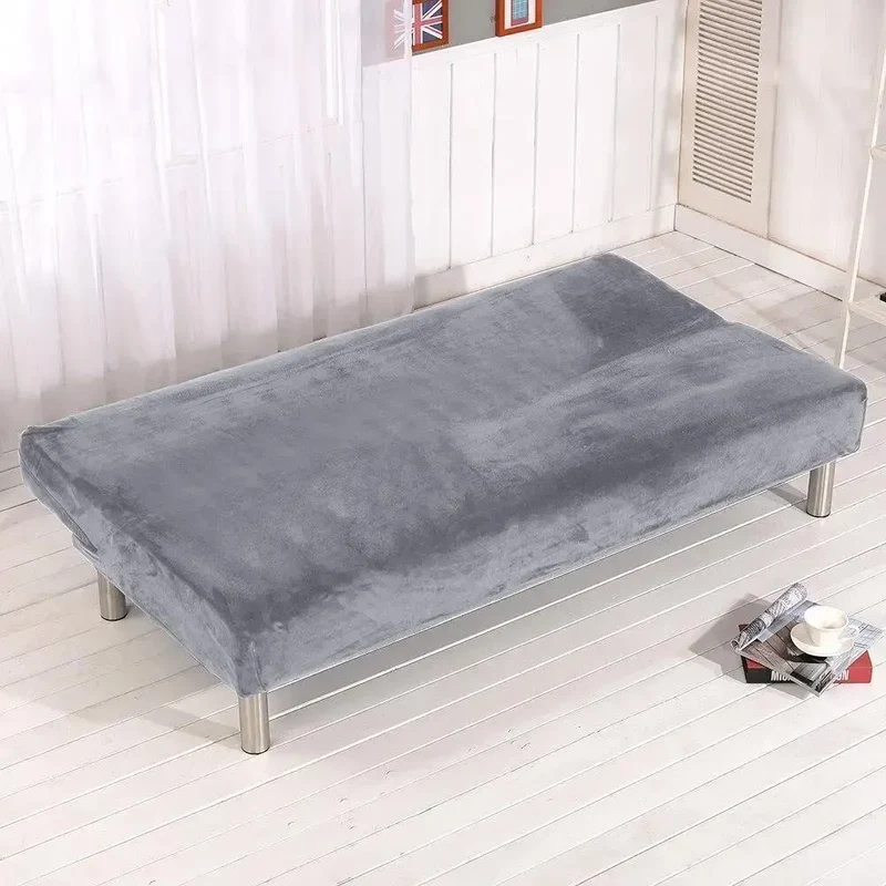 Housses De Canapé Clic Clac En Velours Gris