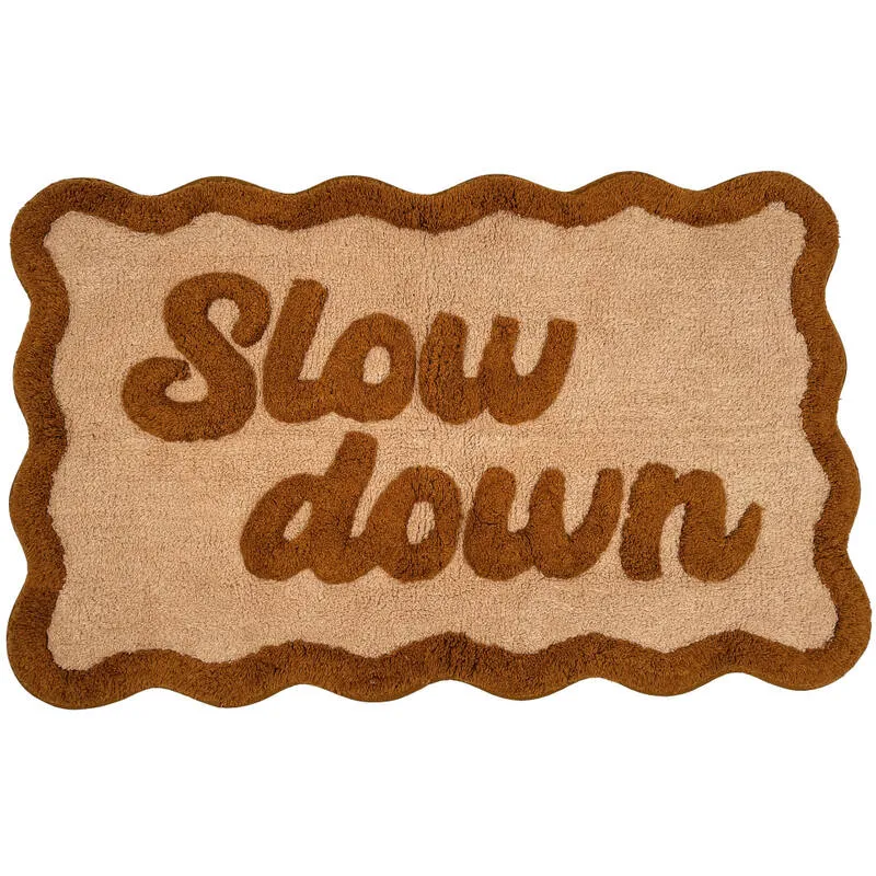 Slow Down bademåtte i bomuld – Kersten
