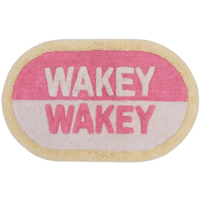Wakey Wakey bademåtte i bomuld – Kersten