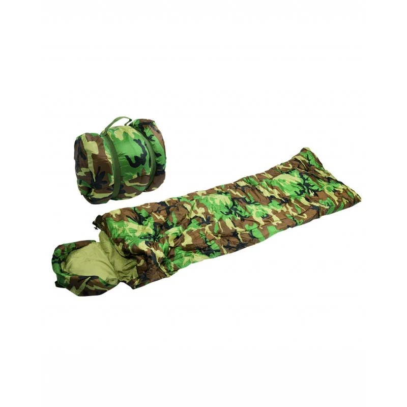 Sac de couchage militaire Mil-Tec Pilot Woodland