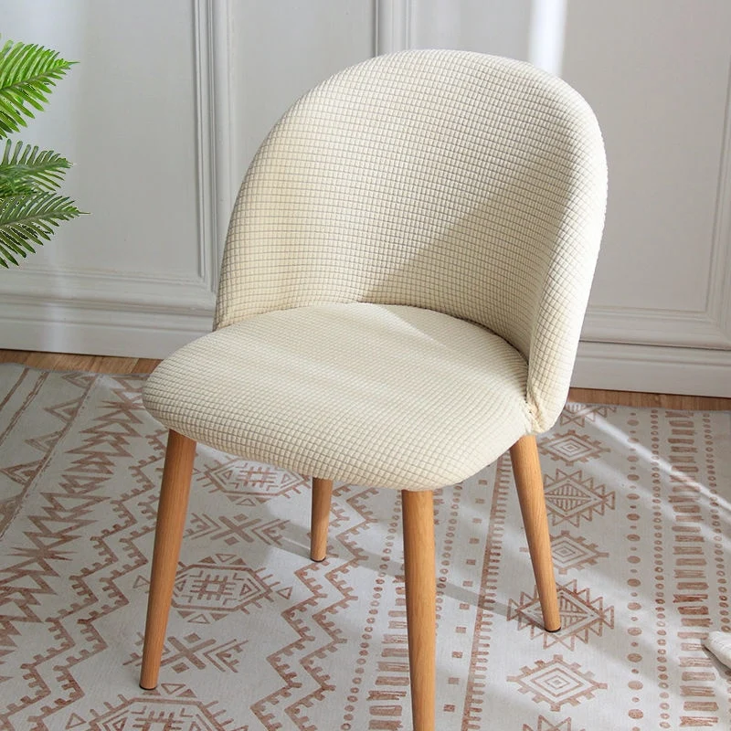 Housse Pour Chaise Scandinave Jacquard Beige
