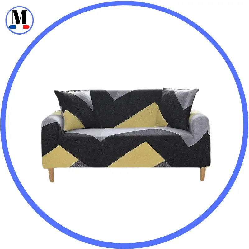Motif Carotar - Housse de Canapé Extensible