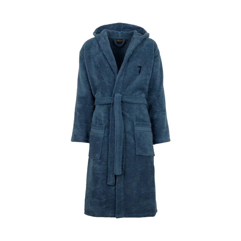 Accappatoio con Cappuccio ribbon in Cotone 380 gr/mq