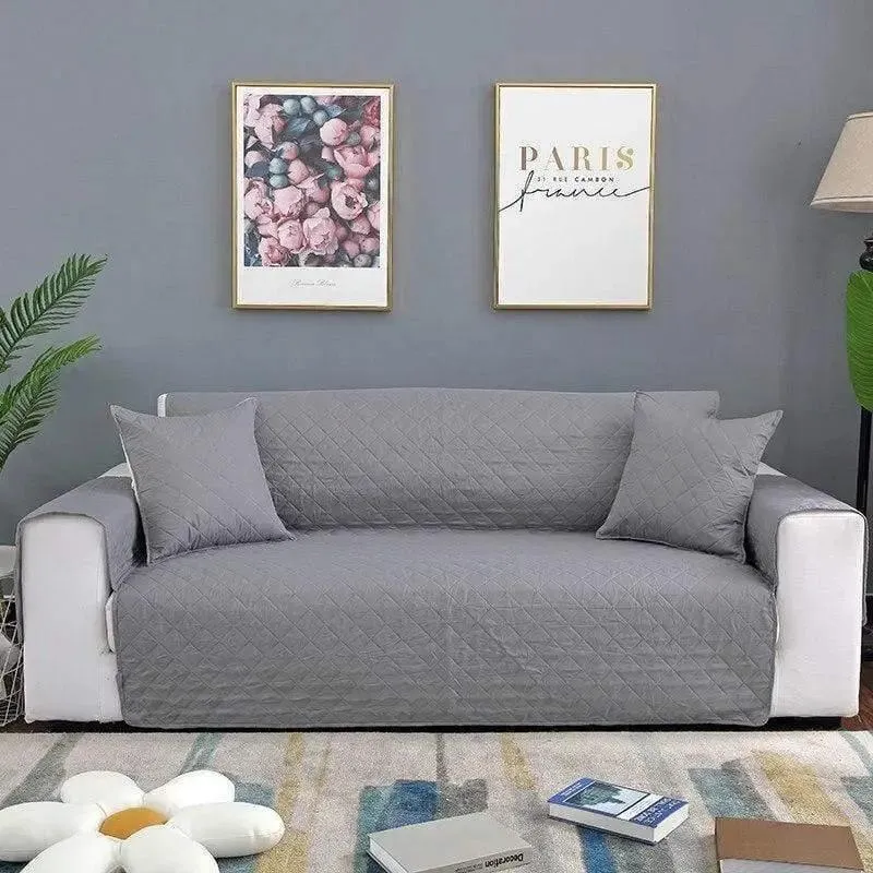Housse Imperméable Matelassé Gris