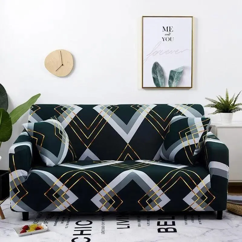 Motif Trollius - Housse de Canapé Extensible